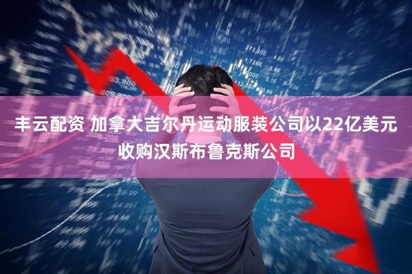 丰云配资 加拿大吉尔丹运动服装公司以22亿美元收购汉斯布鲁克斯公司